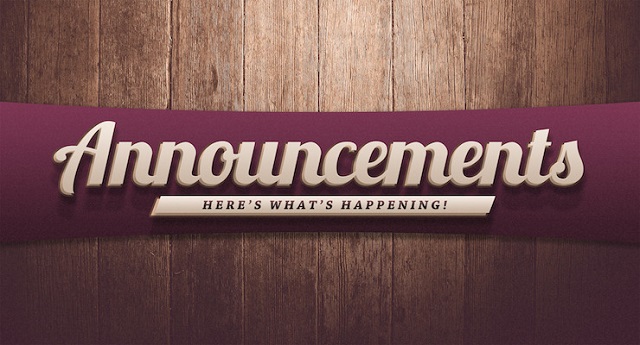 Parish Announcements – 5th March, 2023